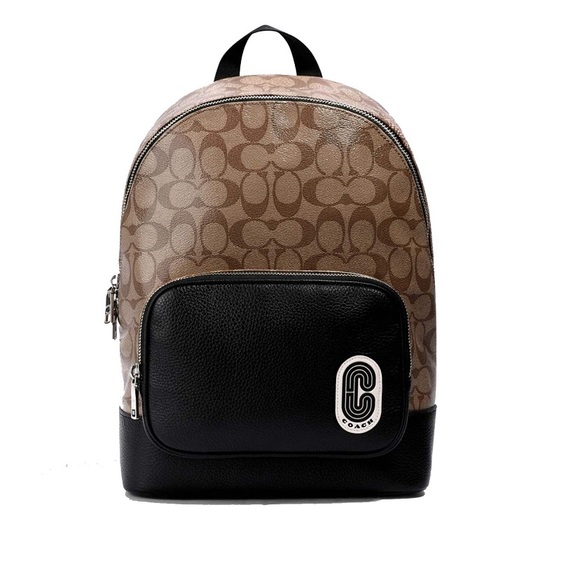 court backpack with coach patch